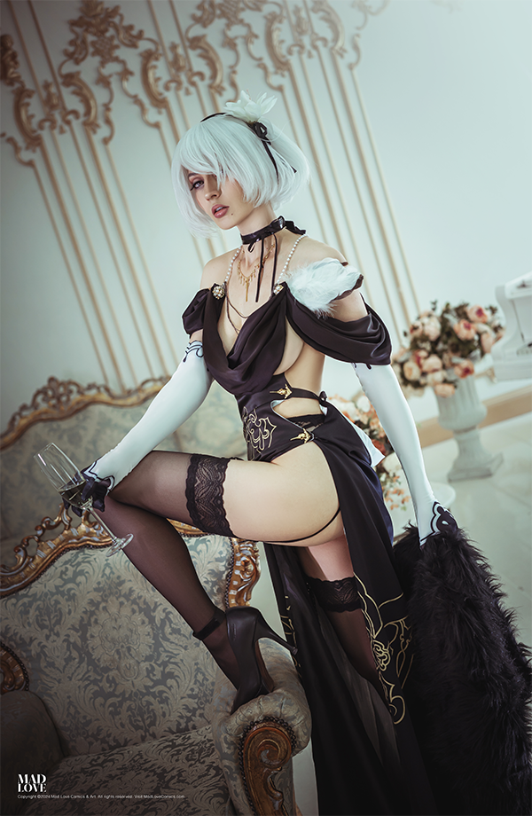 BX001a 2B Bride Cosplay