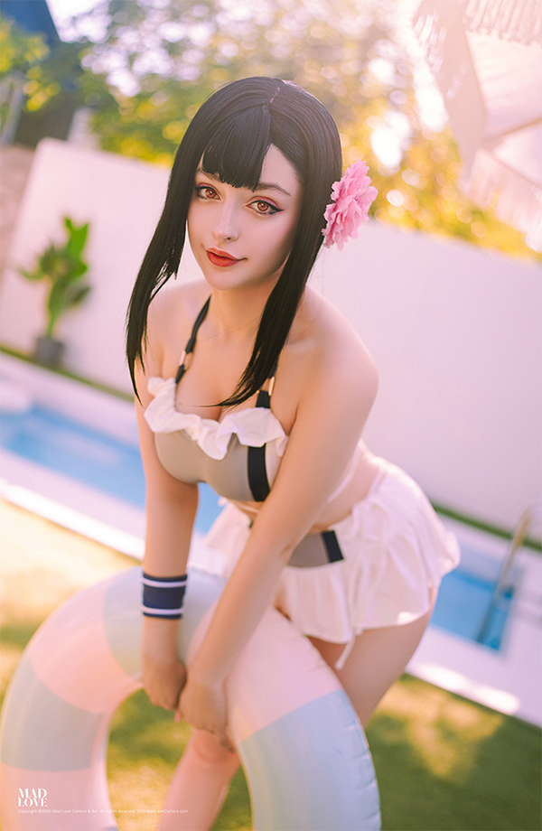 DH017a Summer Tifa Cosplay
