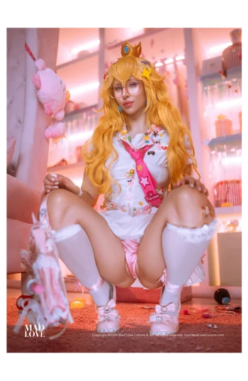 peach mini print a